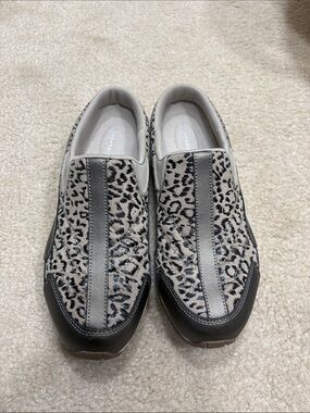 Leopard Print Slip-On Sneakers